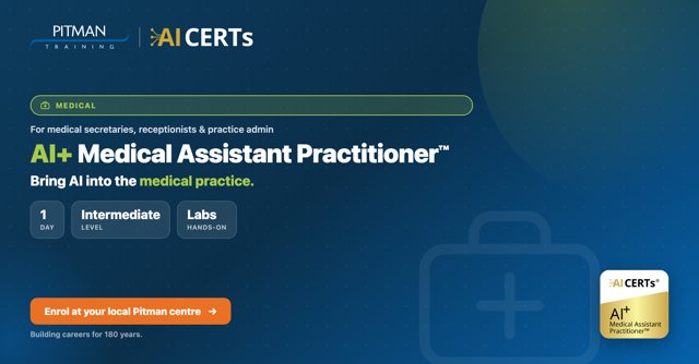 AI+ Medical Assistant Practitioner™ — Banner · 1200×627