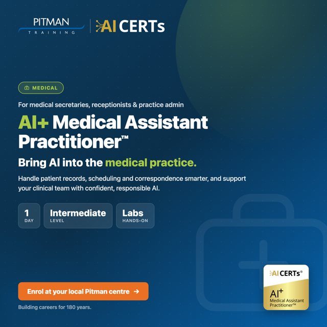 AI+ Medical Assistant Practitioner™ — Square · 1080²