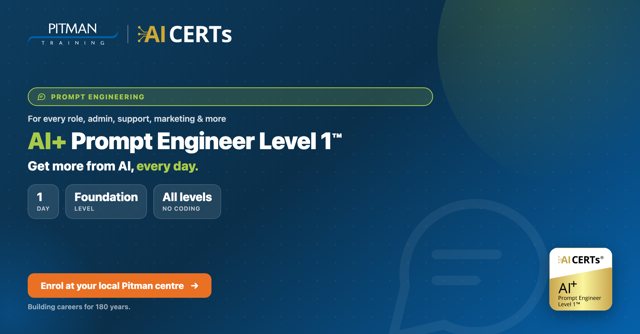 AI+ Prompting Fundamentals™ — Banner · 1200×627