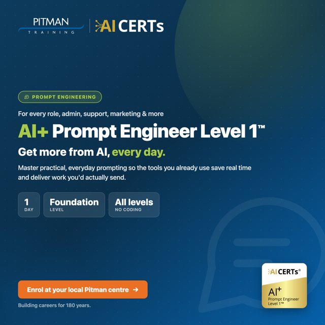 AI+ Prompting Fundamentals™ — Square · 1080²