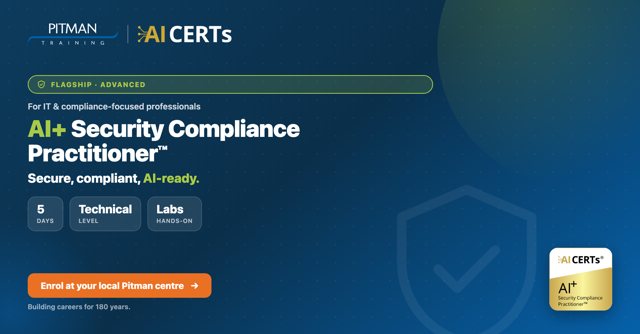 AI+ Security Compliance Practitioner™ — Banner · 1200×627