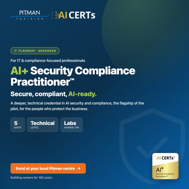 AI+ Security Compliance Practitioner™ — Square · 1080²